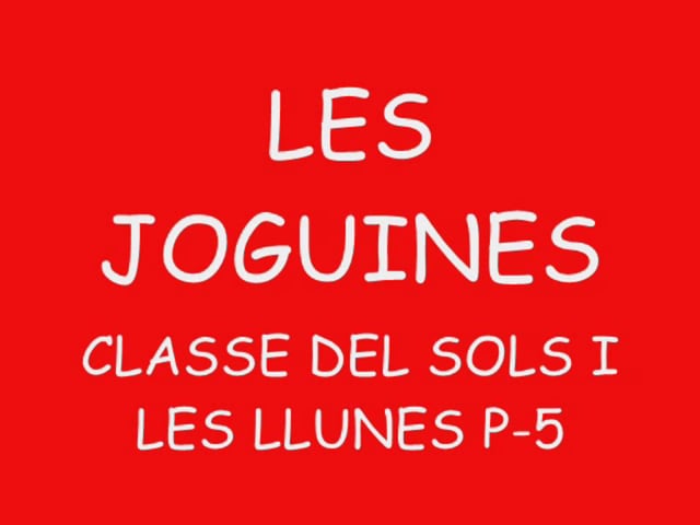 P4- Les joguines