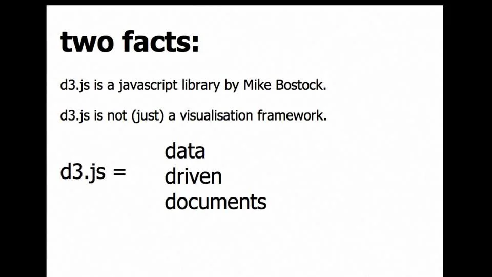 First steps in data visualisation using d3.js on Vimeo