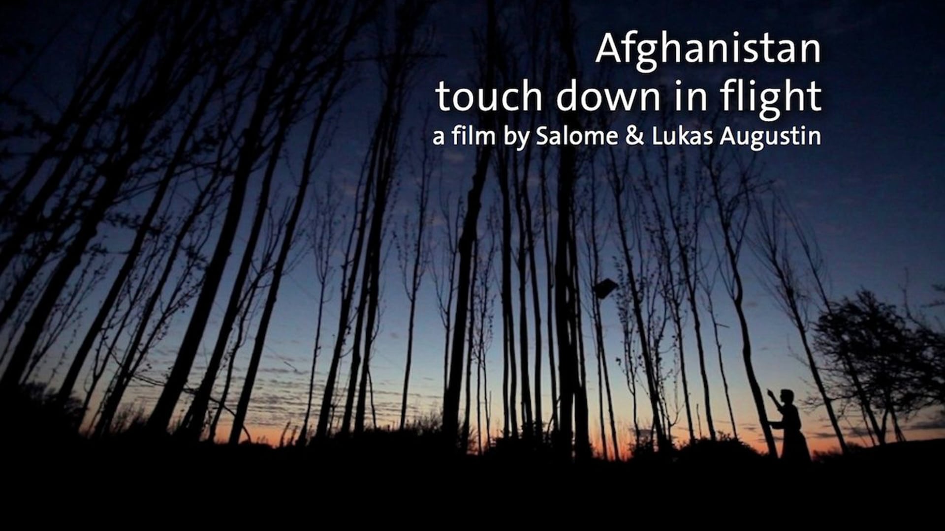 Afghanistan – touch down in flight