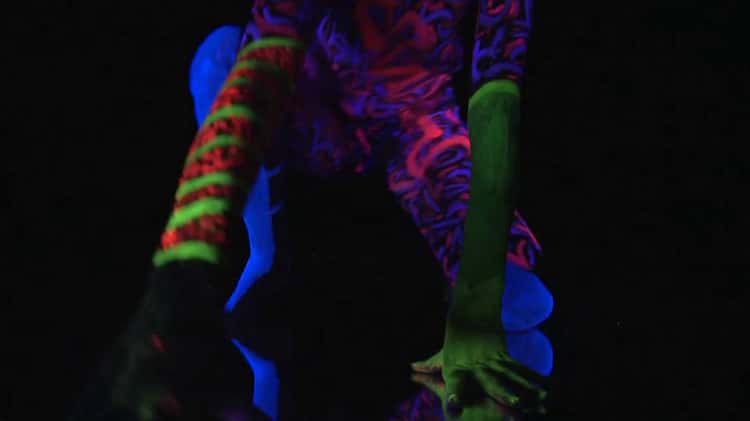 Incredible showcase! 3D Blacklight UV Body Painting at UVatar on Vimeo