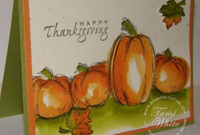 Stampin' Up Autumn Harvest Watercolor Card on Vimeo