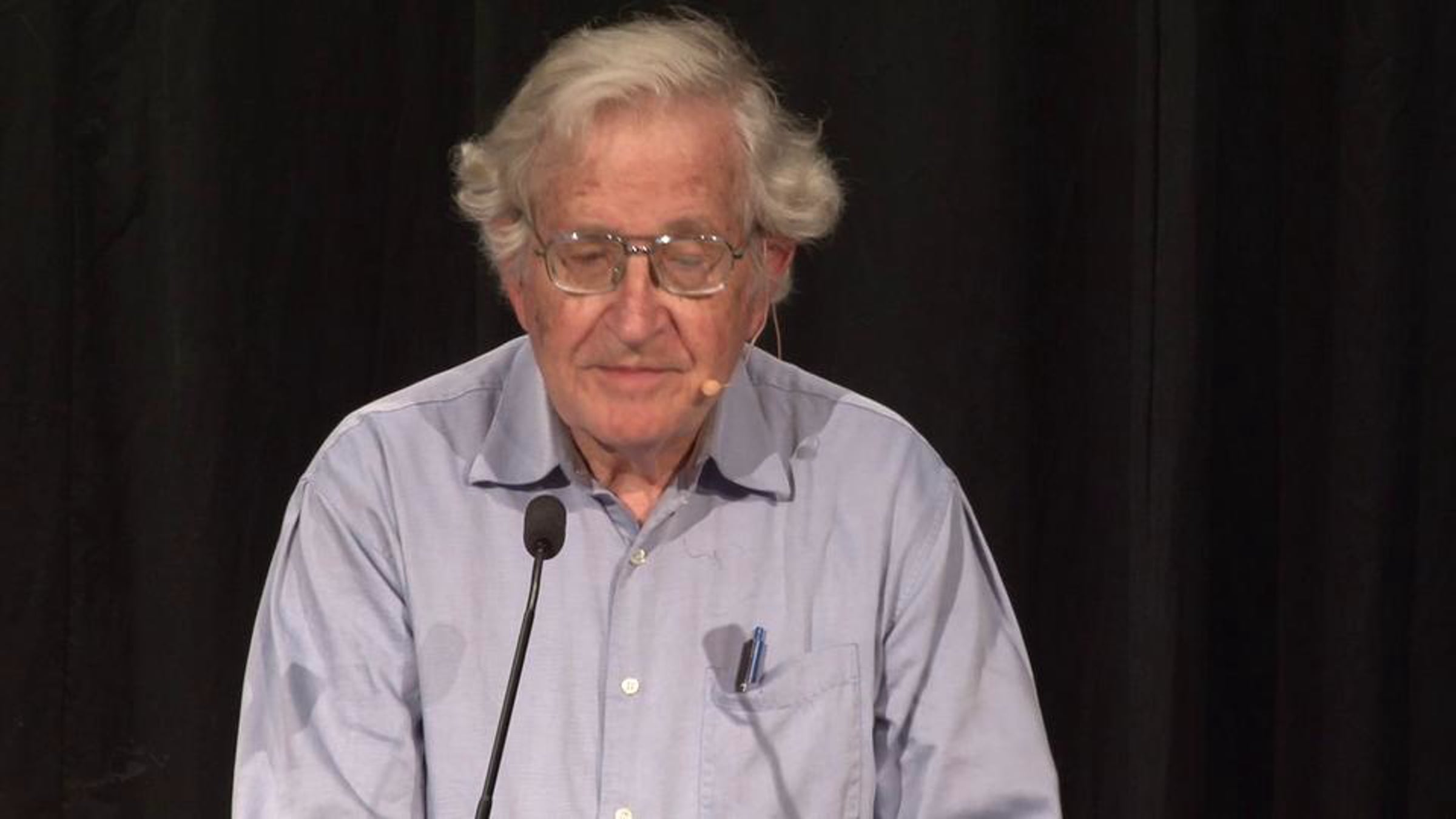 Store norske leksikon: Noam Chomsky i Oslo, september 2011