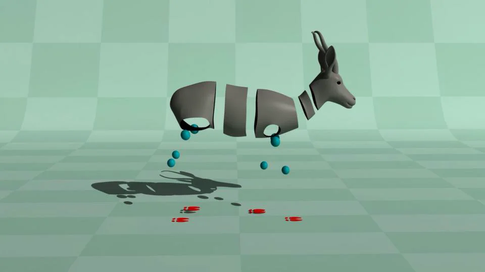 Springbok Walk to Run (Procedural Animation) on Vimeo