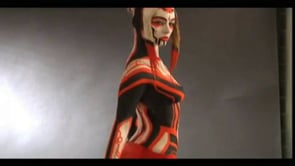 Incredible showcase! 3D Blacklight UV Body Painting at UVatar on Vimeo