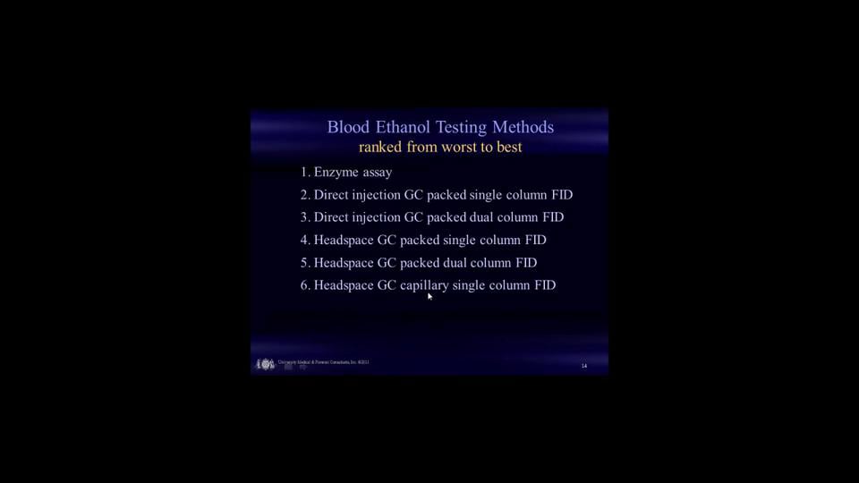 COMPLETE INSPECTING BLOOD ALCOHOL CHROMATOGRAMS II