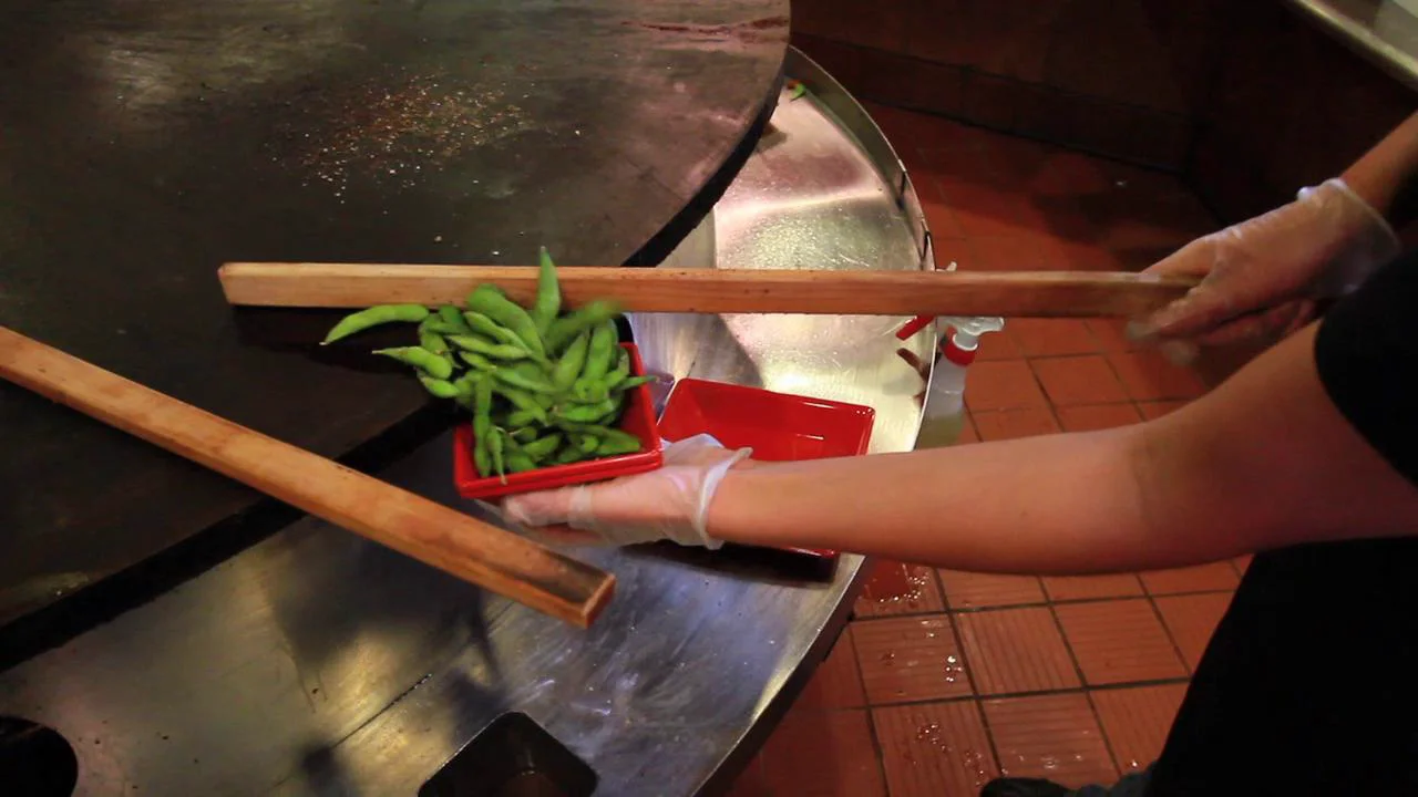 Genghis Grill Appetizers Garlic Citrus Edamame