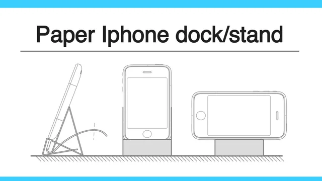 Док-станция для iPhone из бумаги и из лего