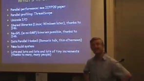 Haskell Implementers Workshop 2009