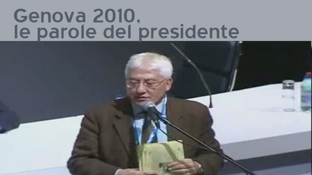 Genova 2010, l' intervento del presidente - 17/2/2012