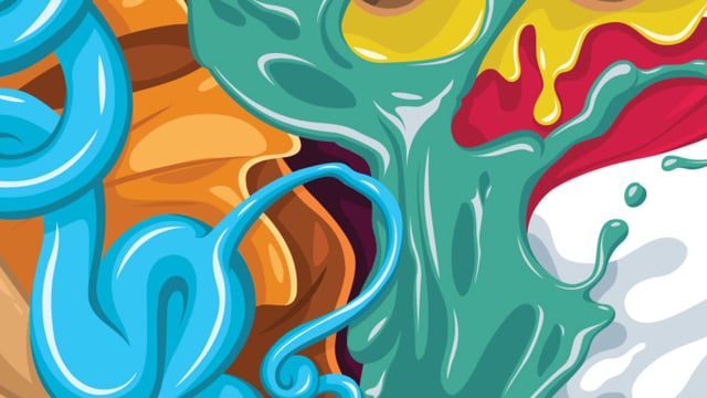 inspiring and color full typographic illustration - time lapse video