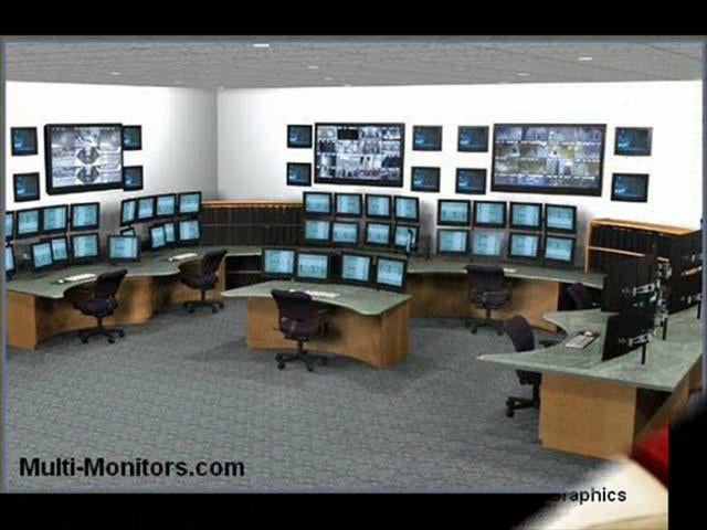 Multiple Monitor Walls, LCD Displays & Multi-Screen Computer Systems ...
