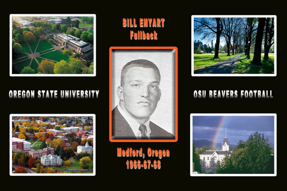 Oregon State 1967 Giant Killers Bill Enyart...OSU Football 19666768