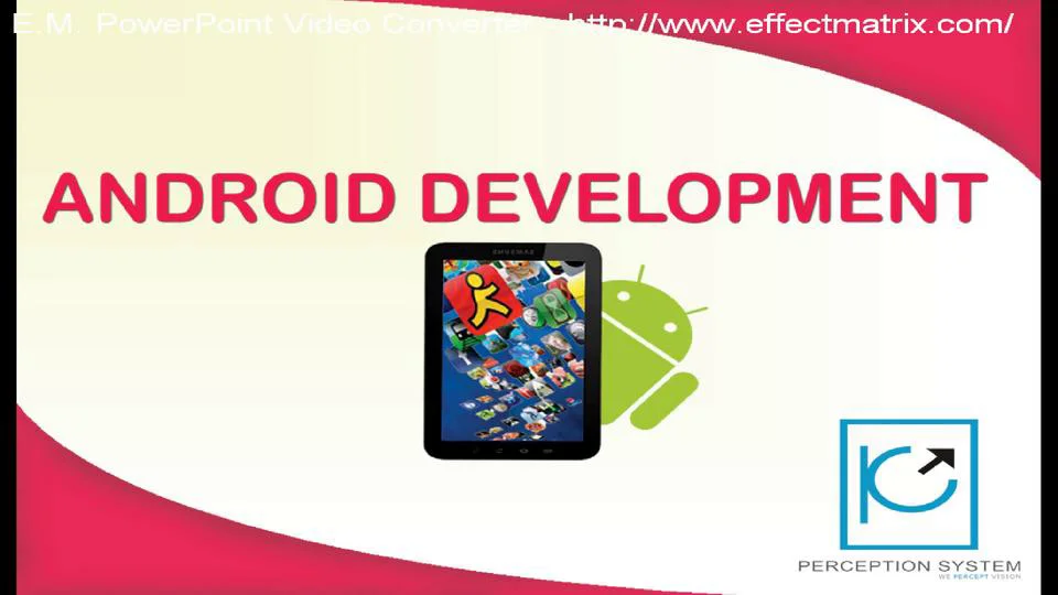 All about Android Application Development on Vimeo