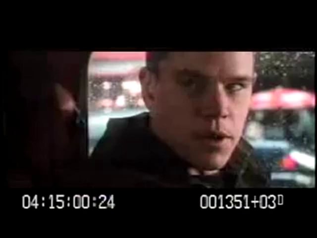 Bourne Identity Chase Scene Rescore