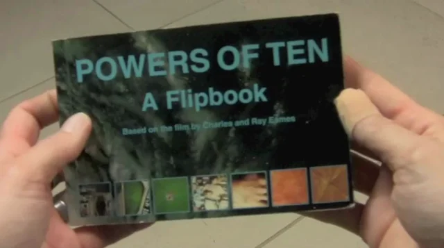 イームズ POWERS OF TEN Flipbook パワーズ・オブ・テン