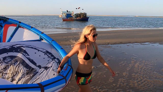 Manuela Jungo AKA "MJ" training in Brazil...