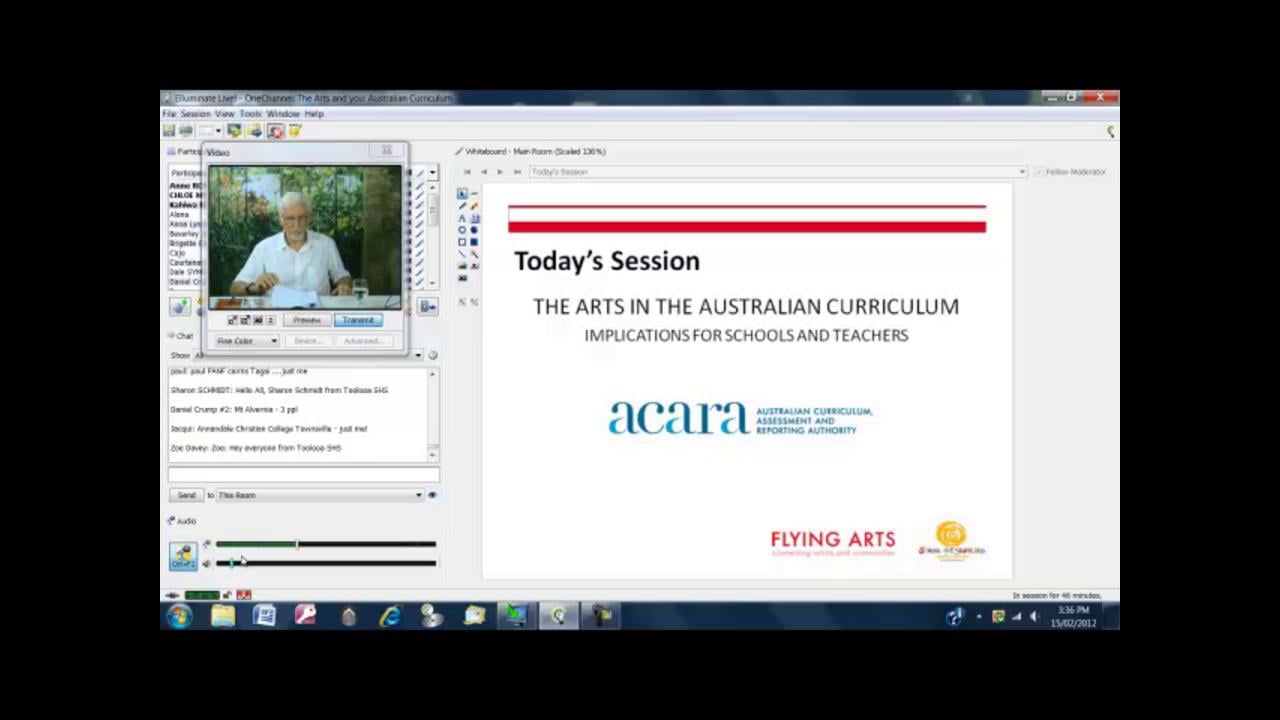 The National Curriculum: The Arts Webinar (2012)