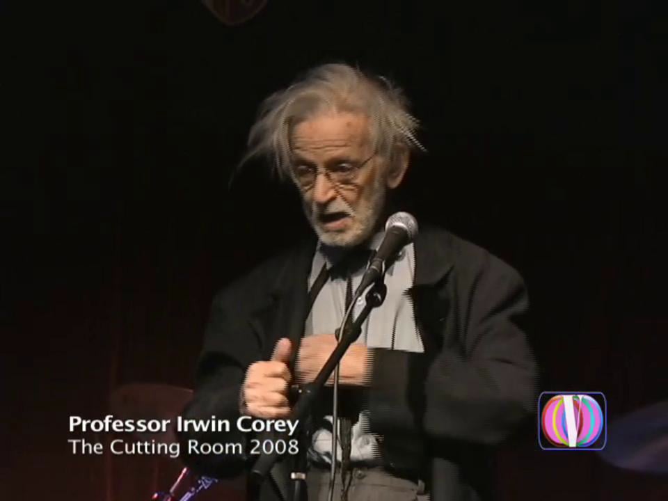 Professor Irwin Corey at the Cutting Room NYC on Vimeo