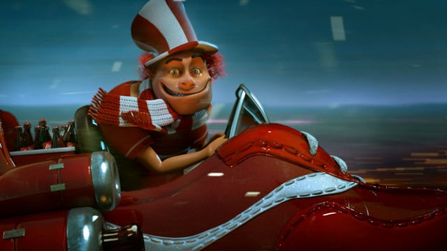 coca cola - the spirit of the euro - christmas 3d short flim