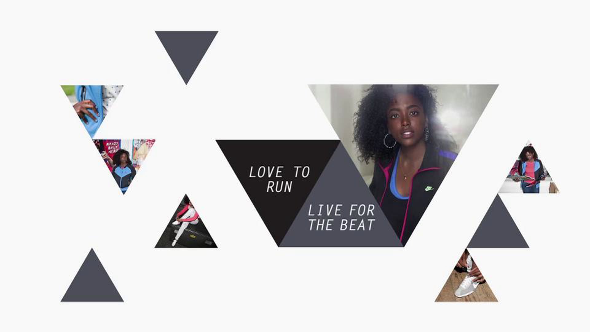 Nike Sportswear Radha Medar "Live for the Beat" Nike Brand Media Design  Role - Editor