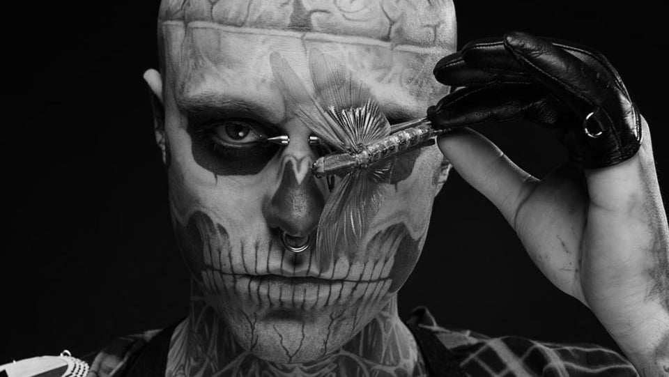 Rick Genest aka Rico the Zombie - Embrace Everything That Is Different