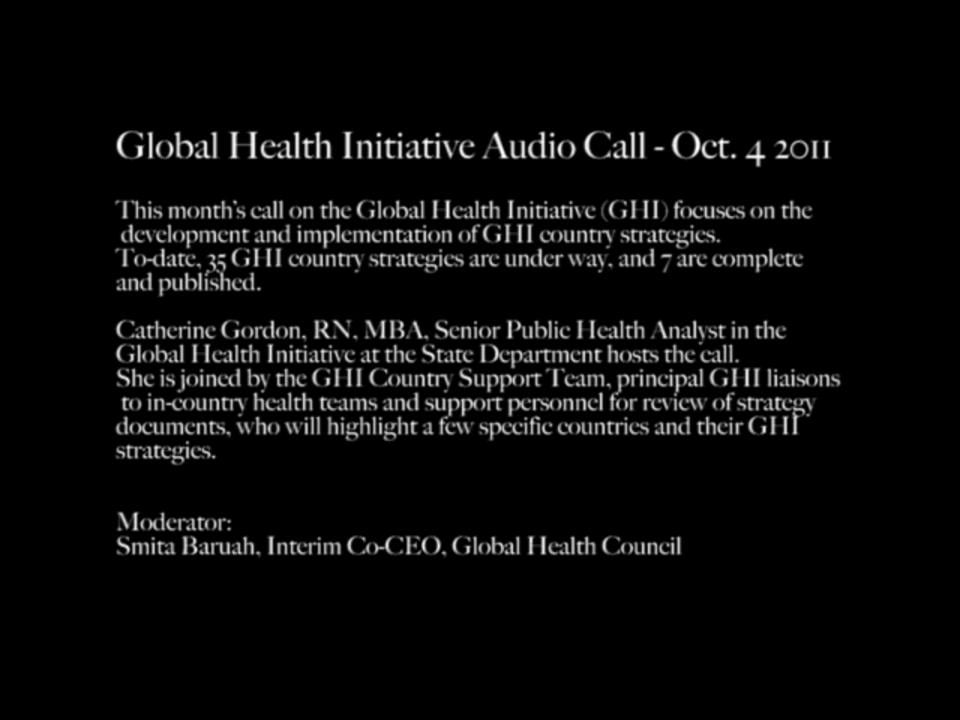 oct-2011-global-health-initiative-call-on-vimeo