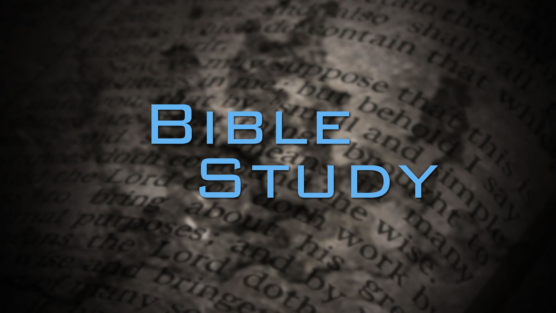 The Truth About... Bible Study