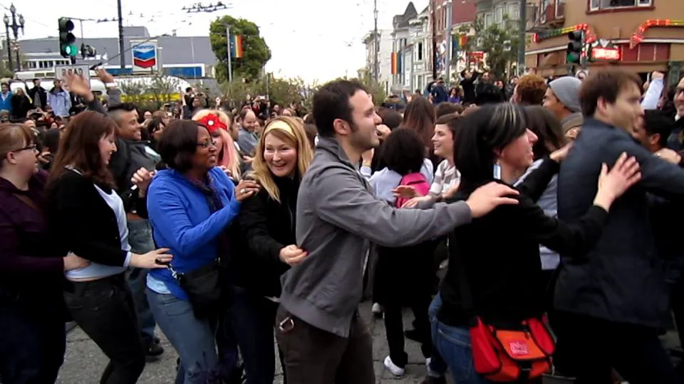 Flash mob conga on Vimeo
