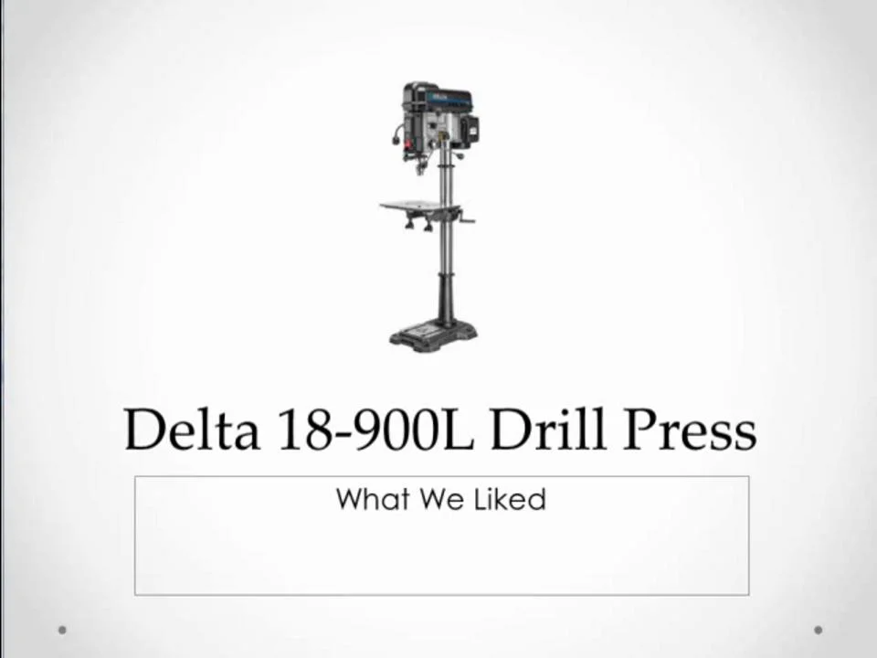 What We Liked About The Delta 18900L Drill Press on Vimeo