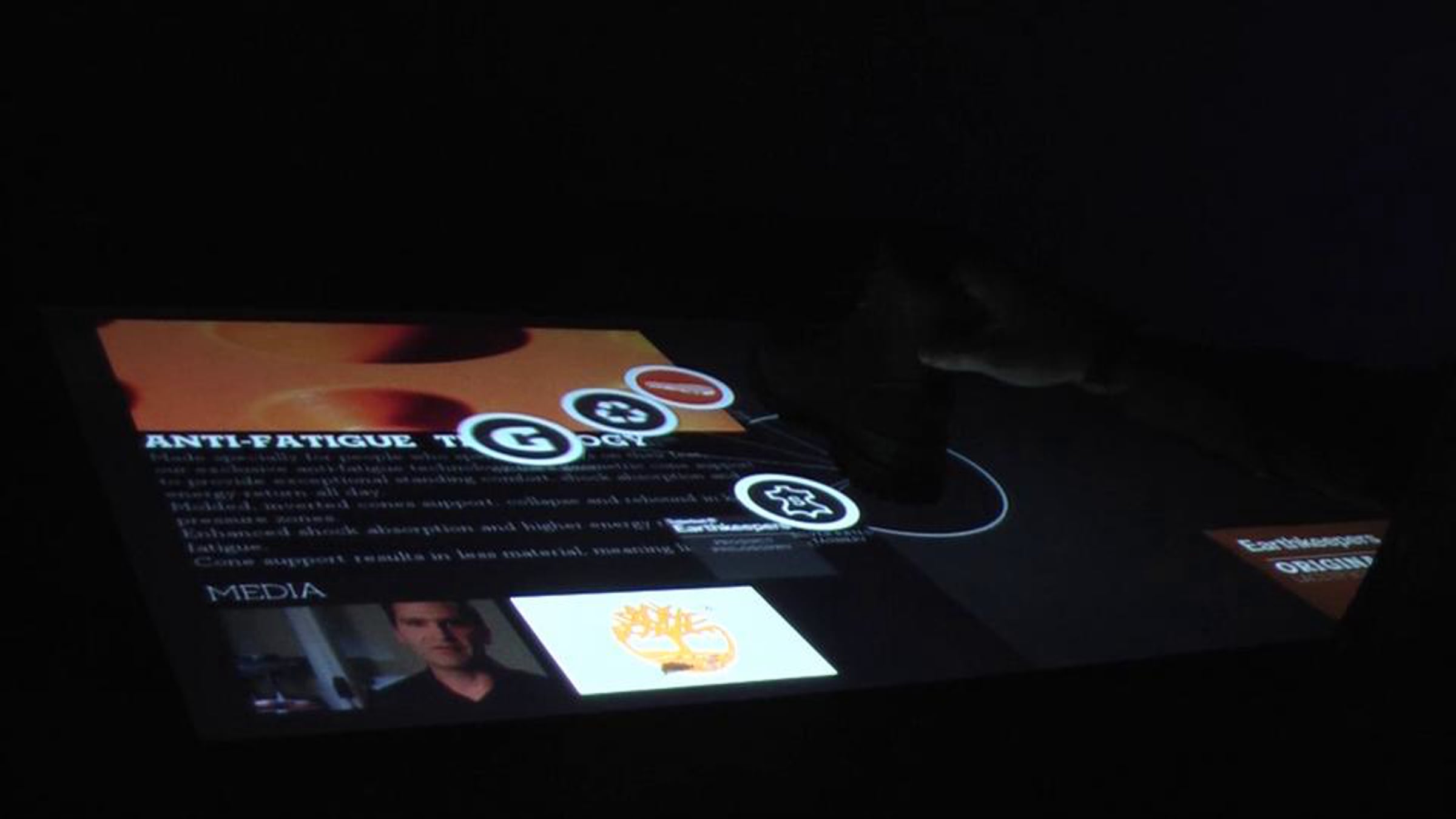 touch-screen table with object detection | Videos & Movies on Vimeo