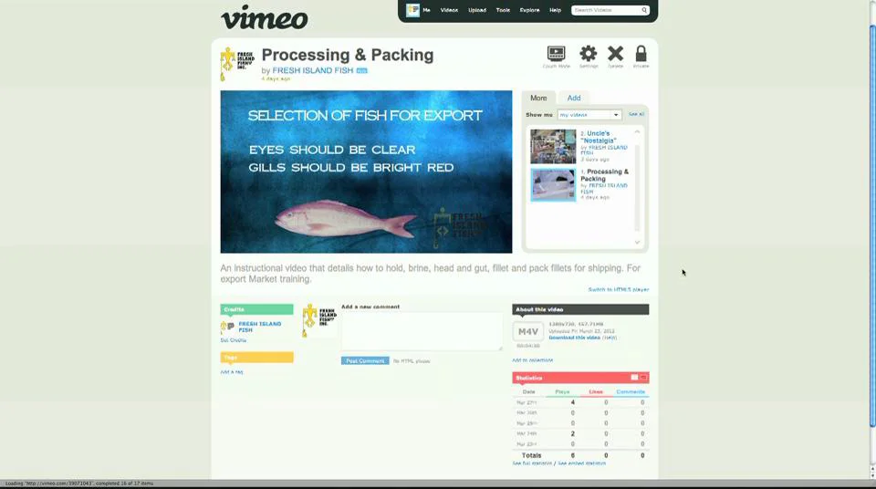 Vimeo watch top