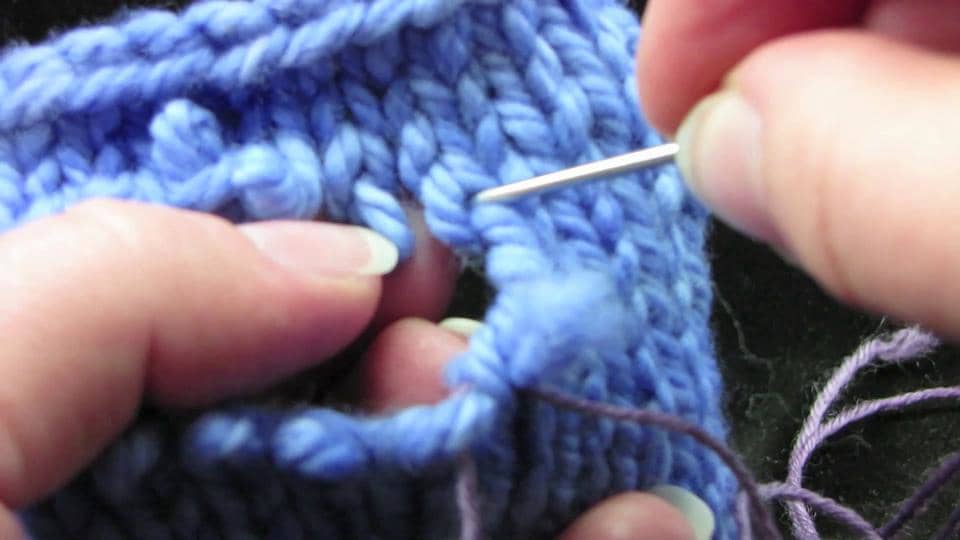 KNITFreedom How To Darn Socks And Mend Holes In Knitting on Vimeo