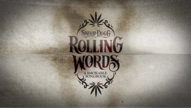 Rolling Words: el libro fumable de Snoop Dogg