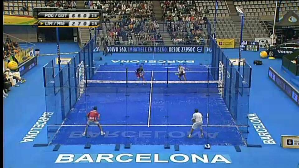 3º Set Mundial de Padel 2012 BCN - Imagenes cortesia http://www.esport3 ...