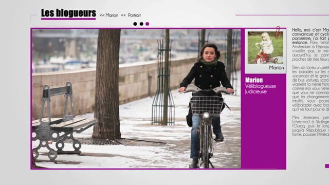 Velib & Moi - Mairie de Paris - Spot motion design