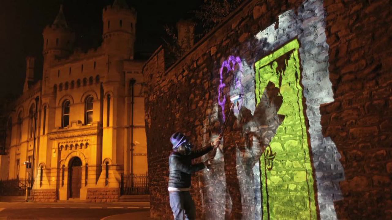 Screenshot of SWEATSHOPPE Video Painting Europe