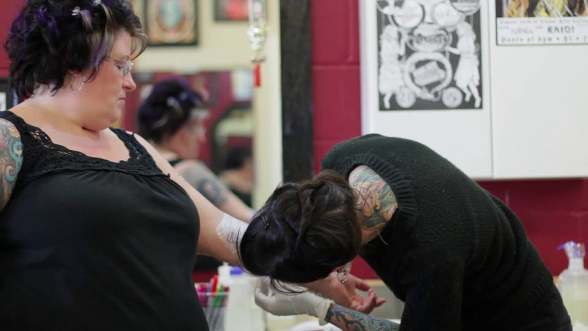 Steph's Sleeve Session #1 with Darcy Nutt