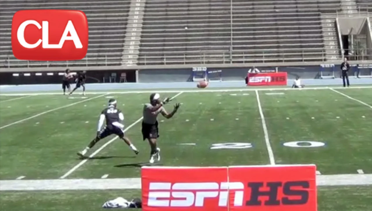 Damore'ea Stringfellow (WR/2013): 2012 Nike Football Camp w ...