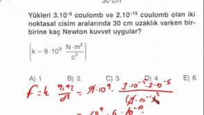 Elektrostatik kuvvet