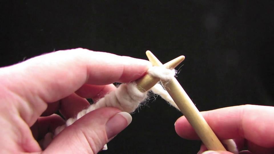 Learn to Knit Step 4 - The Knit Stitch