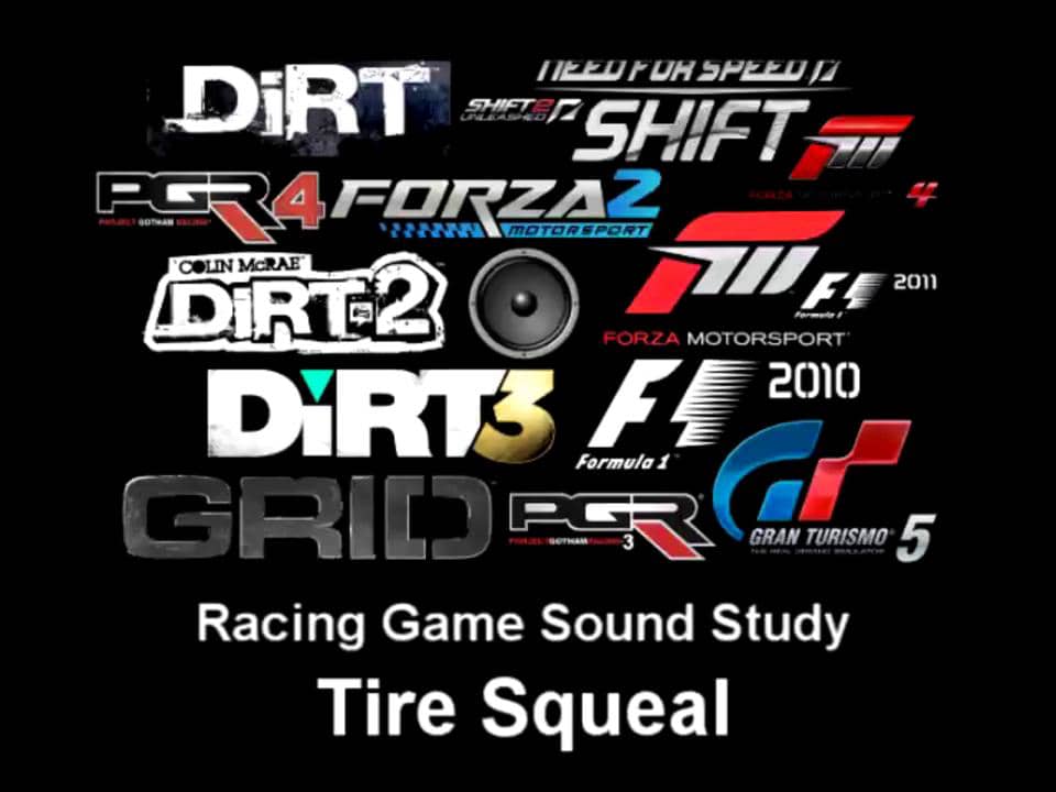 Race Car Tire Squeal Sound Study on Vimeo