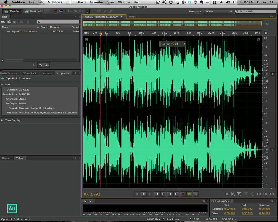 Как сохранить проект в adobe audition