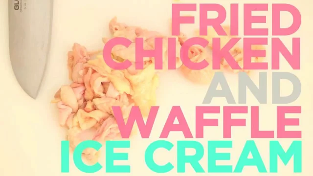 How to Make Fried Chicken Ice Cream & Waffles