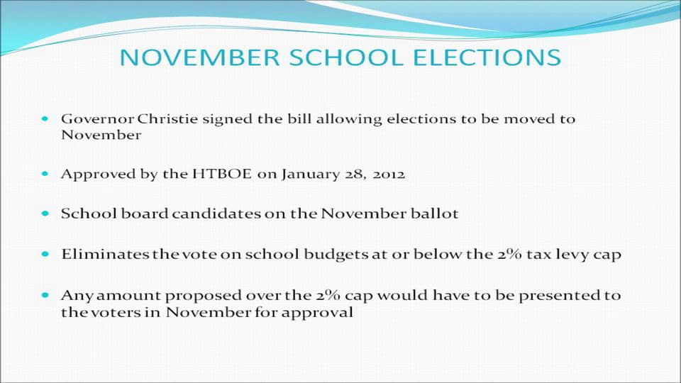 Holland Township School Budget Presentation 20122013 on Vimeo