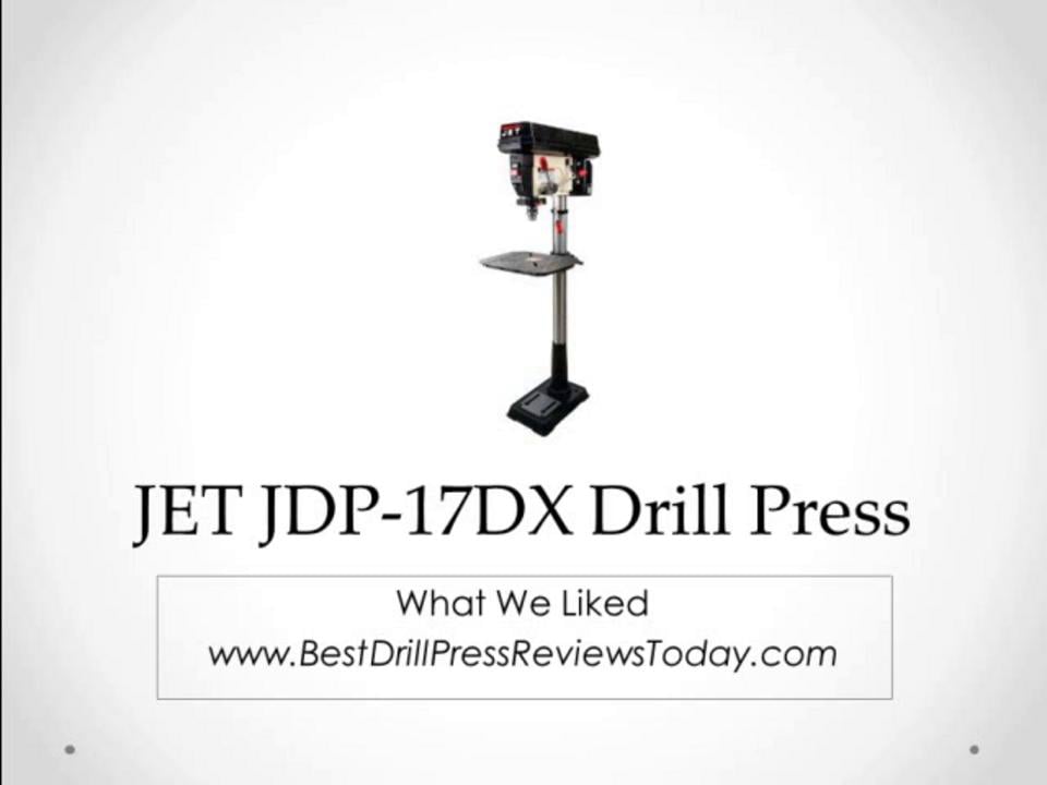 JET JDP-17DX Drill Press: What We Liked on Vimeo