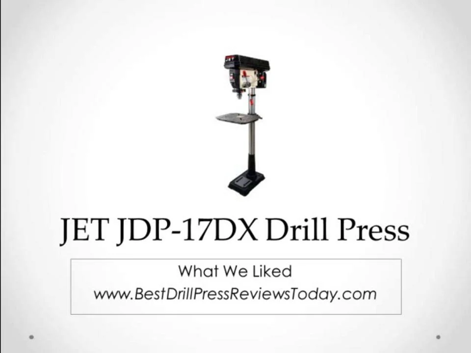 JET JDP17DX Drill Press What We Liked on Vimeo