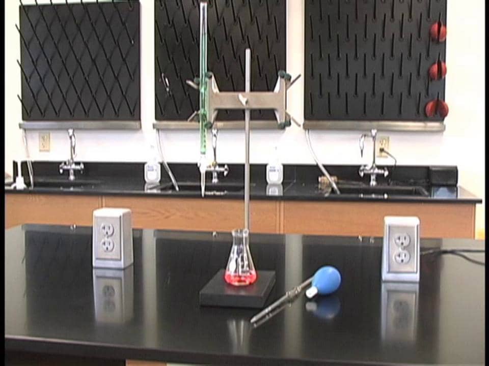 How to Use a Buret for Titration on Vimeo