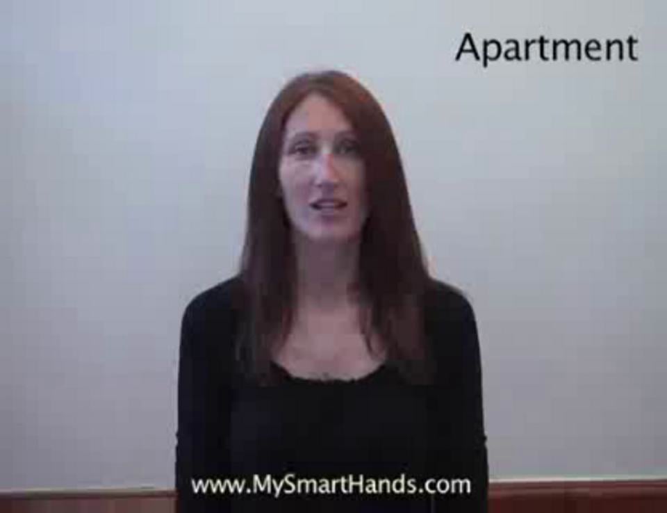 ASL sign for Apartment on Vimeo
