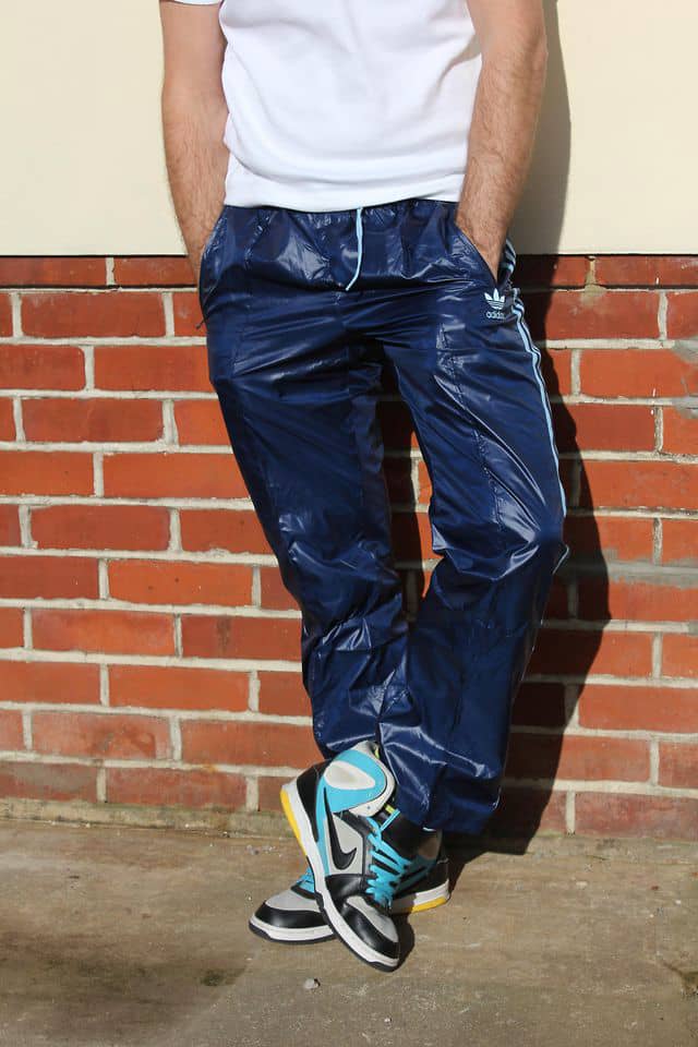 Adidas Cal Surf shiny trackie bottoms / pants. Nike 6.0 Oncore Hi tops ...