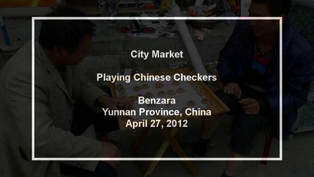 City Market -Playing Chinese Checkers